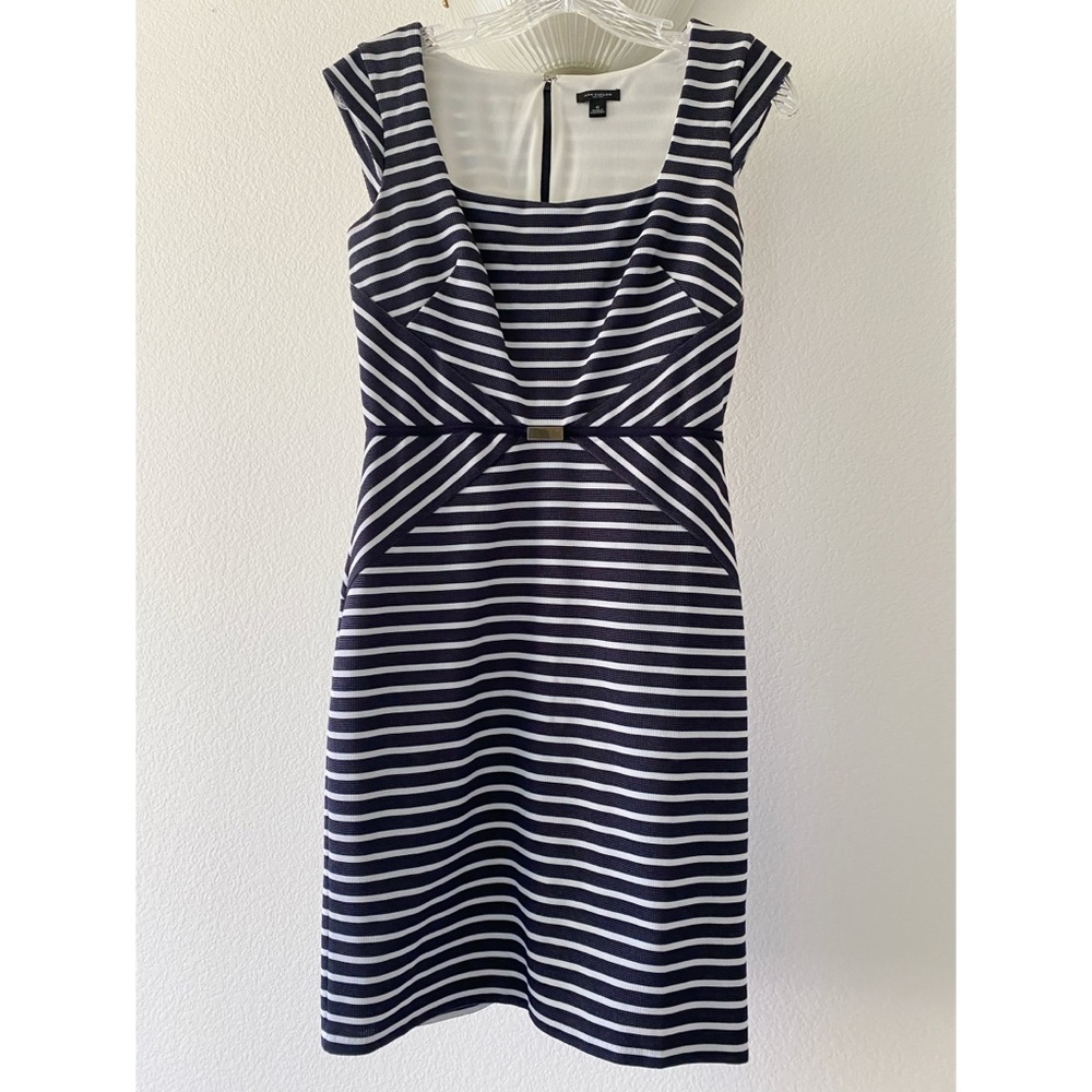 Ann Taylor Nautical Sheath Dress